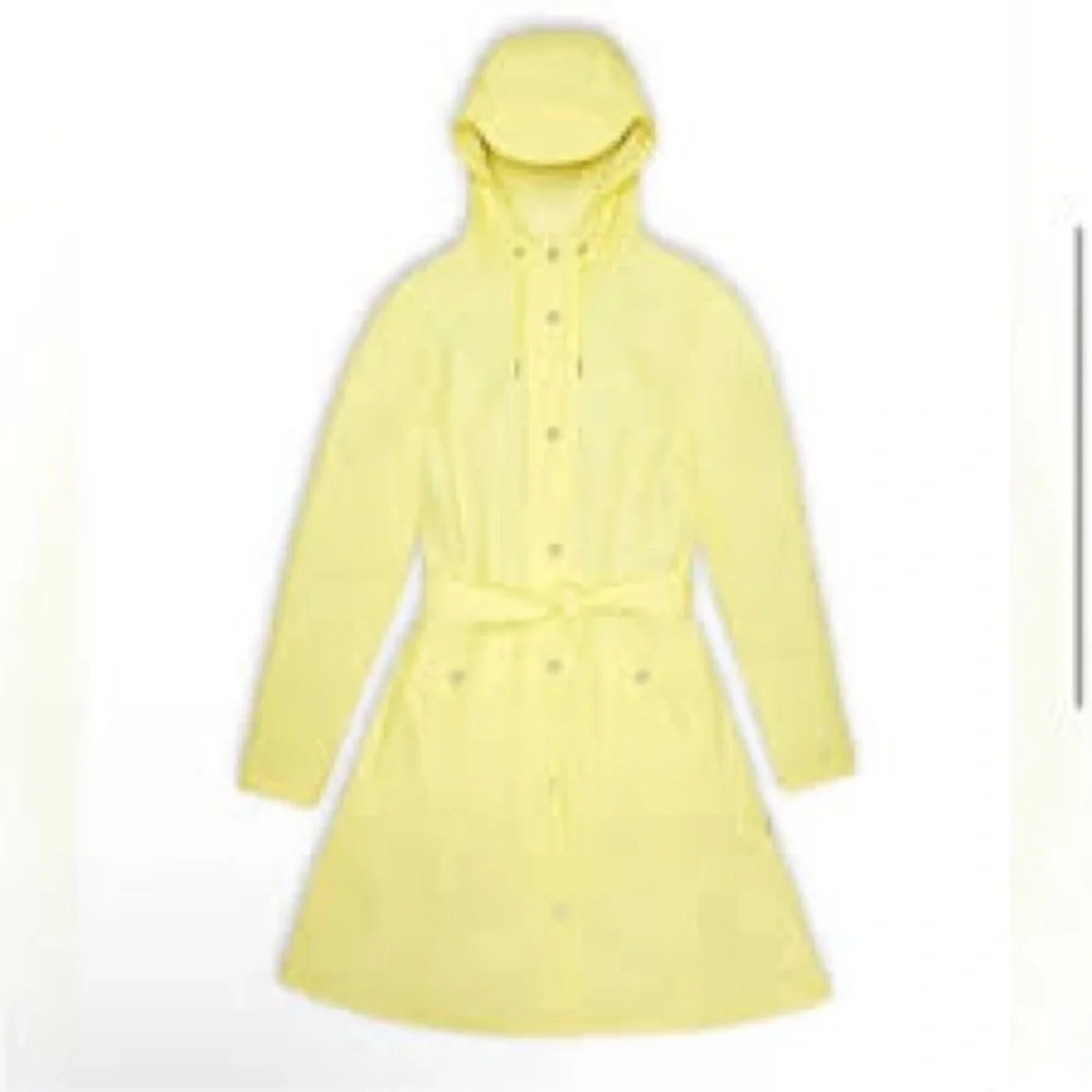 NWT RAINS Curve Women’s Jacket in the color Straw $140. - Picture 5 of 7